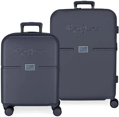 Miniatura 14 de Pepe Jeans Accent Adjustable Toiletry Bag, Marino, Maleta mediana, Medium suitcase