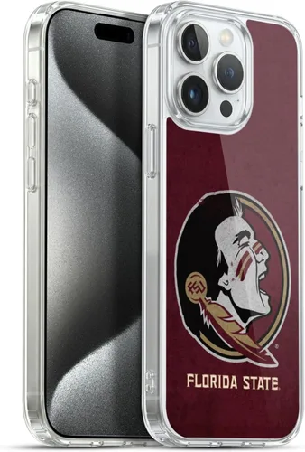 Miniatura 230 de Head Case Designs Funda de gel suave FSU Seminoles de la Universidad Estatal de Florida con licencia oficial compatible con Apple iPhone 13 Pro Max