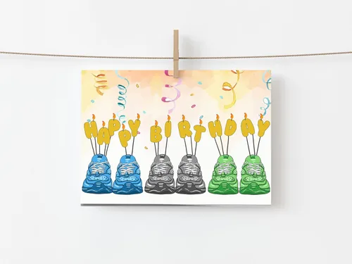 Miniatura 6 de Happy Birthday Runner Tarjeta para un corredor Feliz carrera