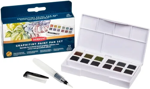 Miniatura 11 de Derwent Pintura Metálica - Paleta de 12 tonos