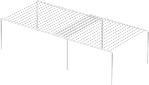 Miniatura 7 de iPEGTOP Estante de almacenamiento expandible para gabinete de congelador, 2 piezas a prueba de óxido, organizador de cocina ajustable, estante