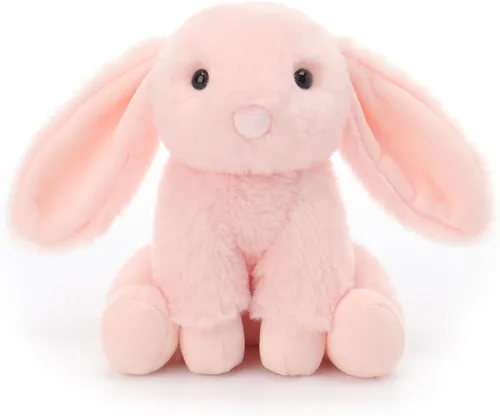 Miniatura 19 de Apricot Lamb Peluche de conejo crema para niños, juguetes de peluche suaves y lindos para bebés niñas y niños, 6 pulgadas
