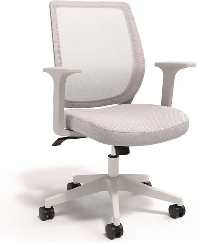 Miniatura 10 de Alera Wessex - Silla ergonómica de malla para oficina, silla giratoria de escritorio para computadora, altura de asiento ajustable, soporta hasta
