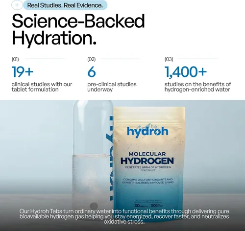 Miniatura 4 de Comprimidos de agua con hidrógeno, comprimidos de hidrógeno molecular para agua potable, ricos en antioxidantes, apoyan la energía cerebral
