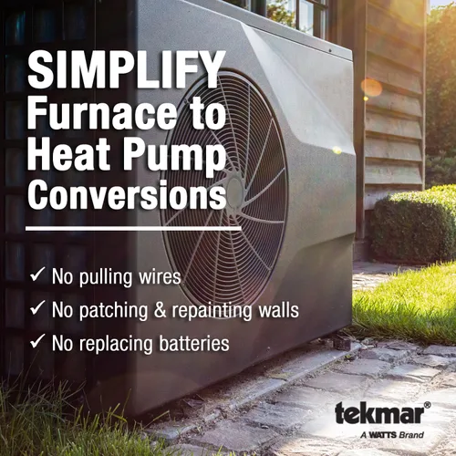 Miniatura 3 de tekmar Termostato Invita Wi-Fi 2 cables, aprobado por Energy Star, hasta 2 etapas de calor, enfriamiento de 2 etapas, ventilador y 2 accesorios