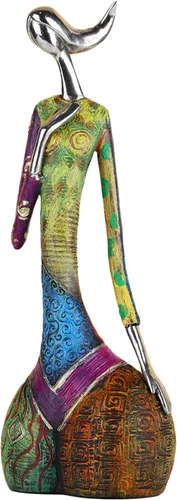 suruim Figurinas Femeninas Abstractas Coloridas Esculturas Decoración del Hogar para Estantes Estatua de Arte de Pose de Yoga Decoración Moderna del