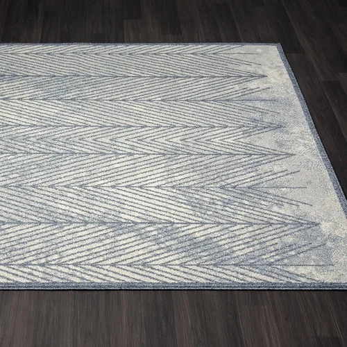 Miniatura 10 de LUXE WEAVERS - Alfombra geométrica azul 2x3