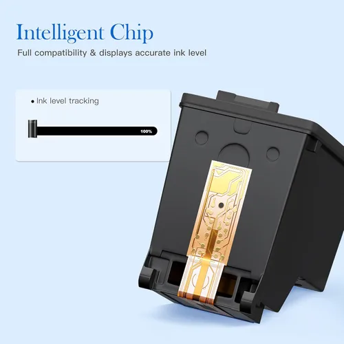 Miniatura 5 de Valuetoner 62XL Cartuchos de tinta negros para HP Ink 62 para cartuchos de tinta negra HP 62XL. Compatible con Envy 7640 7645 5660 5540 5544 5640