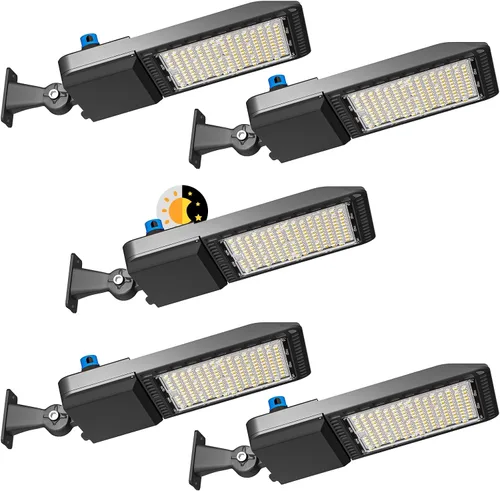 Miniatura 11 de Luces LED de estacionamiento de 240 W (240 x 1 W) para exteriores, 60000LM (250 Lm/W) 5000 K, luces LED comerciales de 6 KV SPD IP65, luz de poste