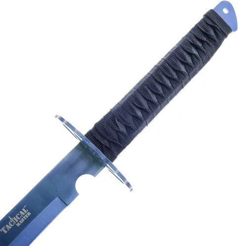 Miniatura 4 de Machete de cuchillas fijas gemelas de 26 pulgadas. 2 piezas de Katana táctica, espadas. para colección, regalos y cuerdas de corte de campamento al