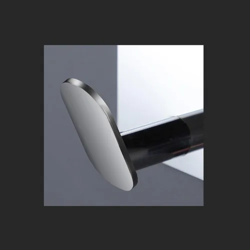 Miniatura 5 de DELITON - Paquete de 4 ganchos adhesivos para colgar resistentes para bata de abrigo, ganchos de ducha impermeables de acero inoxidable, color Espejo
