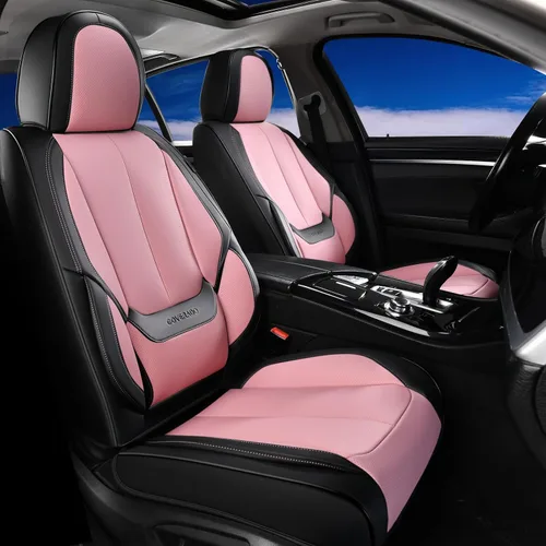 Miniatura 70 de Coverado Juego completo de fundas de asiento de automóvil, fundas de asiento para automóviles, fundas de asiento de coche beige para asientos