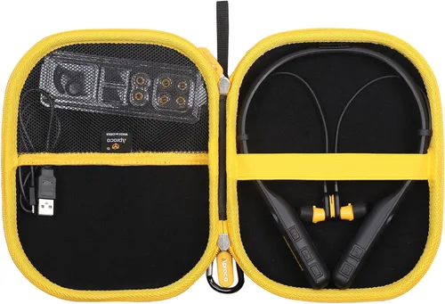 Miniatura 7 de Aproca DEWALT - Funda para auriculares Bluetooth con banda para el cuello 2 en 1 de alta resistencia, color negro (solo funda)