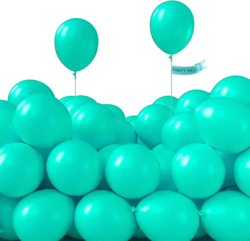 Miniatura 115 de PartyWoo Globos de color azul pizarra, 100 unidades, diferentes tamaños, paquete de 18, 12, 10, 5 pulgadas, azul marino, azul polvoriento, bohemio