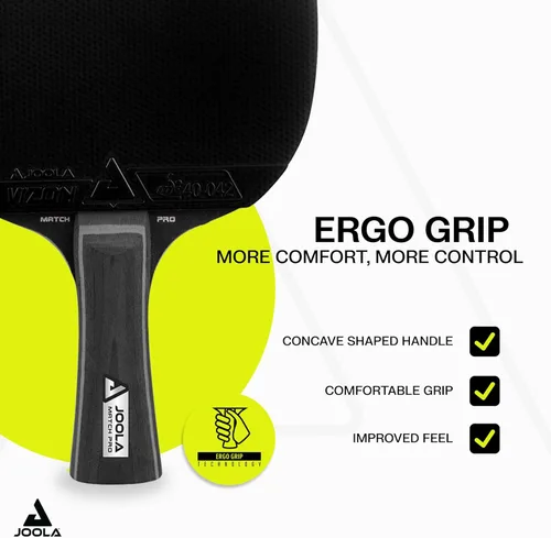 Miniatura 4 de JOOLA Duo Pro Ping Pong Paddles Set of 2 - Professional Table Tennis Paddles, Three Advanced 3 Star Tournament Ping Pong Balls and Carrying Case