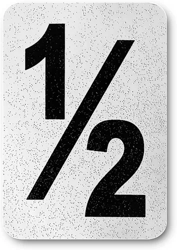 Miniatura 61 de Despegar y pegar individuales, números y letras de aluminio reflectantes, se adhiere al hormigón, madera, metal, azulejos, ladrillo, vidrio