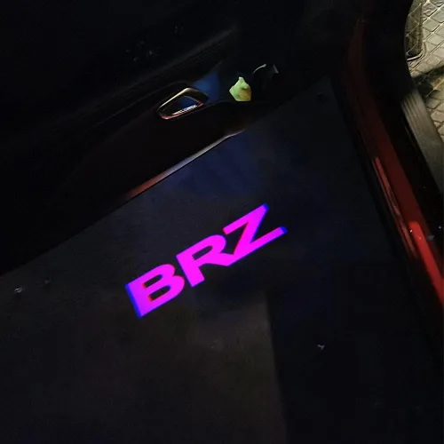 2 piezas de luces LED para puerta de coche con logotipo, sin decoloración, proyector de cortesía, luz láser de bienvenida, luz de sombra fantasma,