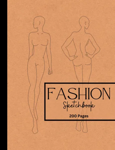 Fashion Sketchbook: Croquis Sketchbook Fashion Adult Male and Female 12 Pose Figure Tapa blanda – 10 Junio 2023