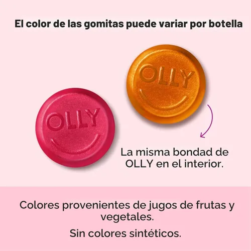 Miniatura 2 de OLLY Undeniable Beauty - Gomitas de belleza para el cabello, piel, uñas; con biotina, vitamina C, queratina; suplemento masticable, sabor pomelo