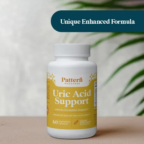Miniatura 7 de Pattern Wellness Suplemento de apoyo de ácido úrico - Apoya el equilibrio del ácido úrico y el bienestar de las articulaciones - Fórmula herbaria