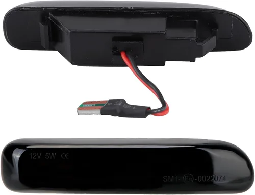 Miniatura 7 de Luces intermitentes LED secuenciales de lente transparente para guardabarros delanteros, intermitentes, compatible con BMW Serie 3 E46 Sedán/Wagon