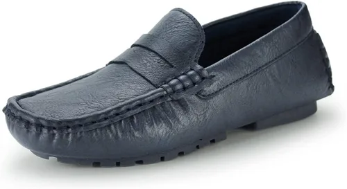 Hawkwell Kids Casual Penny Loafer Slip On Dress Moccasin Driver Shoes(ToddlerLittle KidBig Kid)