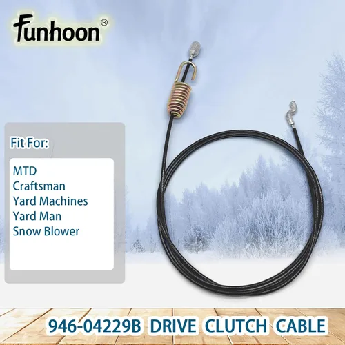 Miniatura 4 de Funhoon 946-04229B Cable de embrague de accionamiento para MTD Craftsman Cub Cadet Yard Machines Yard Man La mayoría de los sopladores de nieve de 2