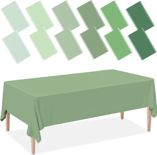Miniatura 25 de 2 manteles de bienvenida de regreso a clases, 54 x 108 pulgadas, desechables, de plástico, impermeable, decoración para fiesta del primer día