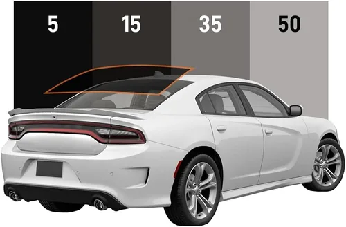 Miniatura 32 de MotoShield Pro Kit de tintado de ventana automática Personalizar sombra: Película de tinte precortada de carbono 5% - 50% para todos