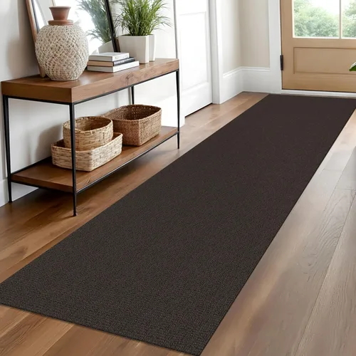 Miniatura 182 de EARTHALL Alfombra pequeña de 2 x 3 pies, lavable para entrada, antideslizante, trenzada, alfombra para puerta interior y exterior, alfombra tejida