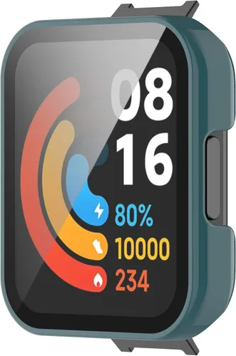 Miniatura 7 de Paquete de 2 fundas protectoras de pantalla compatibles con Redmi Watch 2 Lite, accesorios de policarbonato de vidrio templado, resistente a