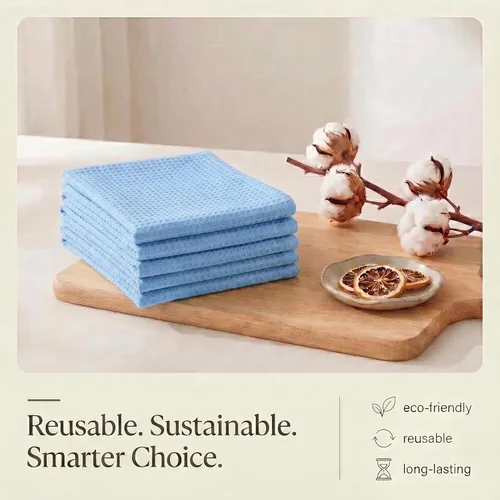 Miniatura 237 de Urban Villa Toallas de cocina 100% algodón para cocina (juego de 6) 20"x30" toallas de cocina altamente absorbentes, juego de ropa de cocina