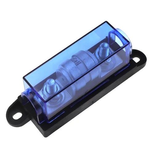 Miniatura 29 de Fusible de 80 Amperios Clase T con Bloque, Operación 150V DC, Bloque de Fusible ANL de 100A para Inversores, ATV, RV, Barco, Coches, Camiones