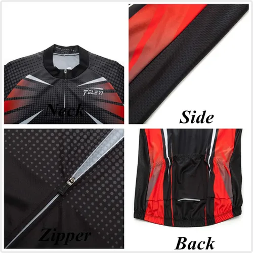 Miniatura 7 de Conjunto de camiseta de ciclismo para hombre, pantalones cortos de verano para niños, trajes de ciclismo de montaña, camisetas de equitación