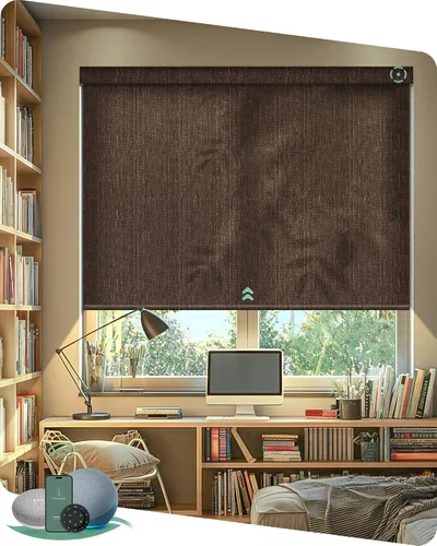 Miniatura 9 de Muestras de tela multicolor de persianas motorizadas Yoolax Light Filtering, Room Darkening, Sheer, Multicolor Fabric Swatches, Preview