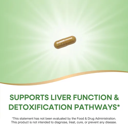 Miniatura 4 de Nature's Way Cardo mariano, apoya la función hepática y las vías de desintoxicación*, 175 mg de extracto de semilla de cardo mariano estandarizado
