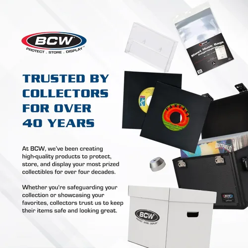 Miniatura 6 de BCW Fundas protectoras de vinilo para discos de vinilo Paquete de 100 unidades para LPs de 12 pulgadas Fundas protectoras de vinilo de calidad