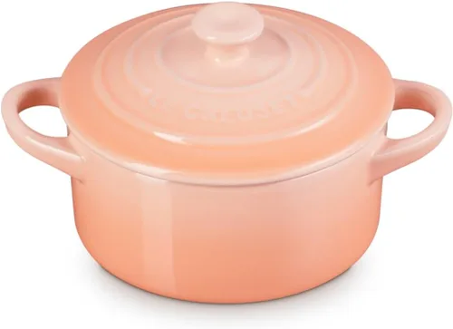 Miniatura 15 de Le Creuset Gres Mini Redondo Cocotte, 8 onzas., Blanco