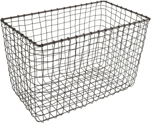 Miniatura 7 de G.E.T. Cesta de condimentos de hierro resistente, 10" x 6.9" x 9