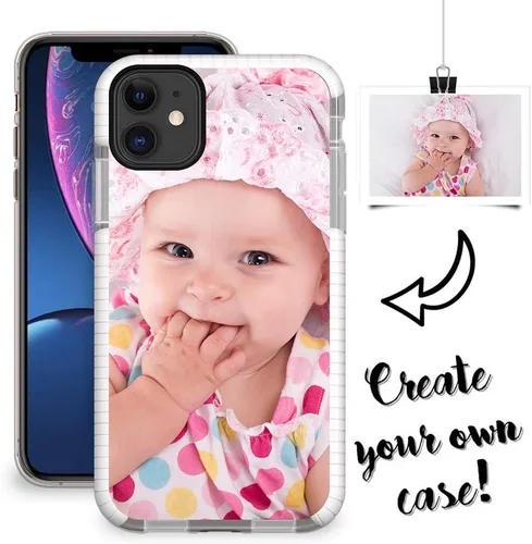 Miniatura 2 de Styletify Funda de teléfono con foto personalizada para iPhone 11, collages de múltiples imágenes, funda de impacto personalizada a prueba