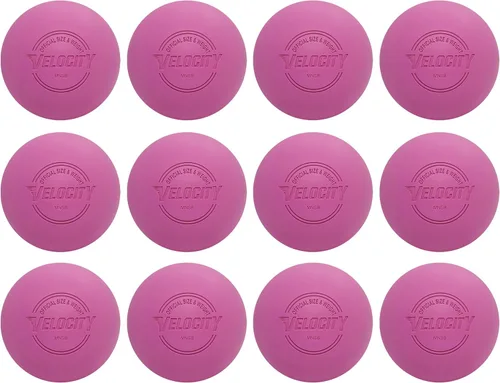 Miniatura 115 de Pelotas de lacrosse Velocity - 1, 2, 3, 6, 12, 18, 24, 36, 60 y 120 paquetes - para práctica, tamaño oficial aprobado por la NFHS y la universidad