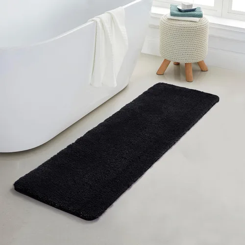 Miniatura 95 de YHF - Alfombras de baño de 20 x 32 pulgadas, extra gruesas y suaves, de microfibra peluda, lavables a máquina, alfombras de baño absorbentes, tapete