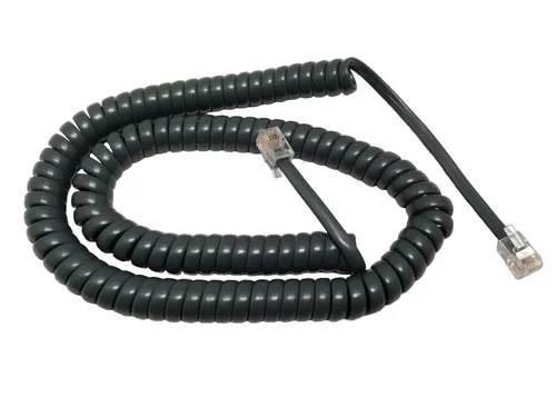 The VoIP Lounge Cable rizado gris de 12 pies para Cisco 7900 Series IP Phone 7902 7905 7906 7910 7911 7912 7940 7941 7942 7960 7961 7962 7965 7970