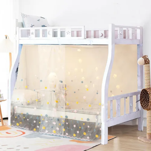 Miniatura 23 de 4 postes esquineros para dormitorio de estudiantes, litera, mosquitera, cortinas de cama para dormitorio, escuela, universidad, decoración de Rosa