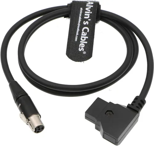 Miniatura 3 de Alvin's Cables 12V TV Lógica Monitor Cable de alimentación Mini XLR 4 Pin hembra a D Tap para cámaras Monitor