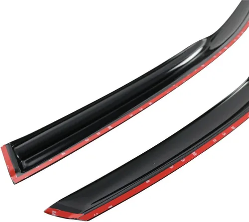 Miniatura 5 de IKON MOTORSPORTS Viseras de ventana compatibles con Honda Accord 9ª generación Sedan 2013-2017, deflectores de viento externos de acrílico ahumado