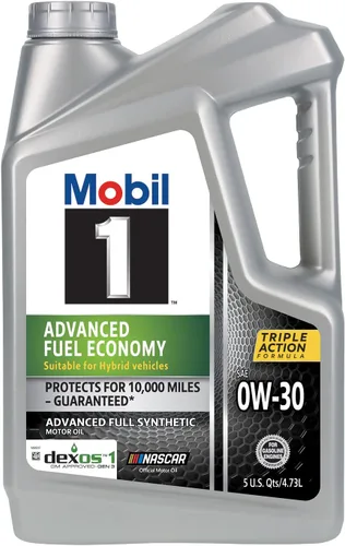 Miniatura 2 de Mobil 1 aceite de motor sintético avanzado de ahorro de combustible completo 0W-30, 5 cuartos de galón