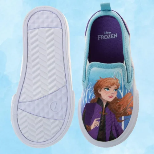 Miniatura 2 de Disney Zapatos de casa de muñecas de Minnie Mouse Gabys de princesa Frozen para niñas y niños pequeños, mocasines de carácter, tenis casuales de lona
