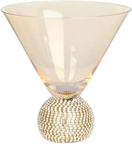 Miniatura 11 de Copas de vino de cristal sin tallo, 1 unidad, con diamantes de imitación y tachuelas, regalo de Navidad de Acción de Gracias para hombres, papá
