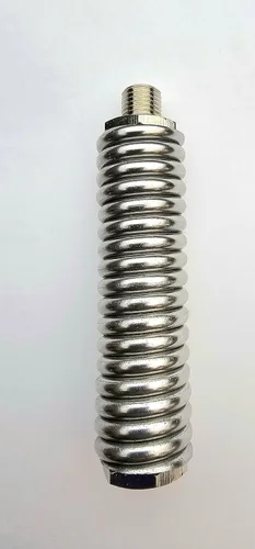 Miniatura 3 de PTS32-SS - Muelle de antena de radio CB de acero inoxidable de servicio medio, para antenas de hasta 4 pies, 3/8 pulgadas - 24 rosca base, acero